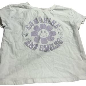 Derek Heart White and Purple Sunshine Tee
